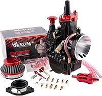 Vista 8 de Carburador PWK de 21, 24, 26, 28, 30, 32 y 34 mm, carburador de carreras universal, motor 2T, 4T para Dirt Bike, Motocross, motocicleta, scooter