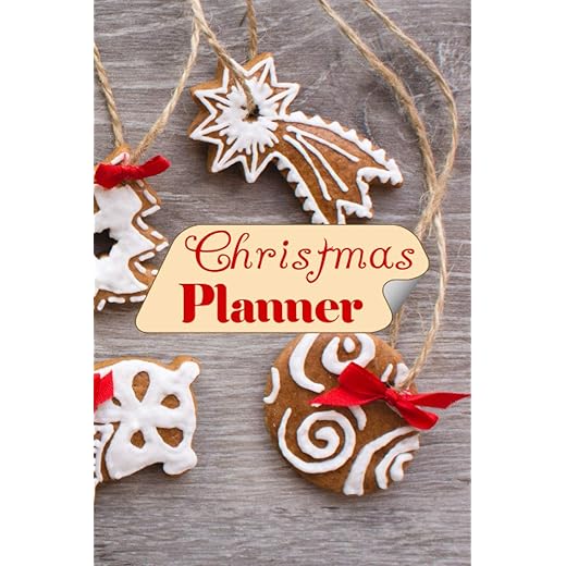 Christmas Planner: My Holiday Organizer - Plan Cards Food Gifts Budget Meals Recipes Shopping Lists Tracker and Grocery List Notebook