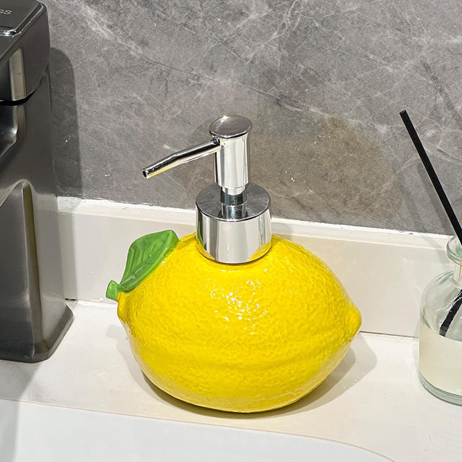 Bouteilles De Savon Liquide avec Pompe - Conteneur De Liquide en Céramique Anti-Fuites,Conteneur De Savon pour Les Mains - pour Amis Femmes Voyage Camping Salle De Bain Cuisine Intérieur