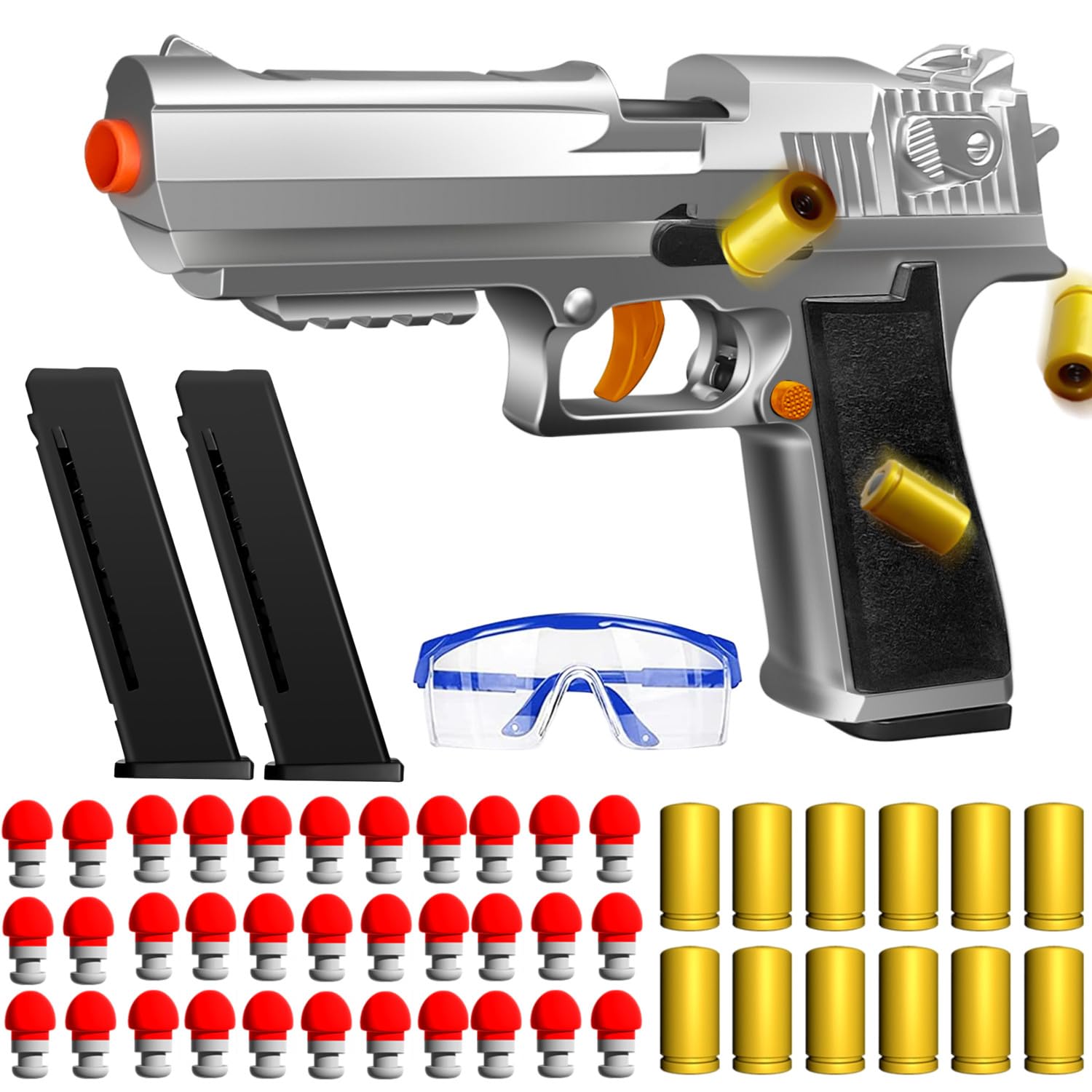 Buy Toy Fully Automatic Reloading Rebound Shell Ejecting Shooting Games