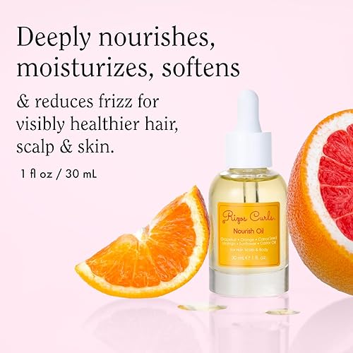 Rizos Curls Aceite nutritivo para cabello cuero cabelludo y cuerpo 1 fl oz Rizos Curls Aceite nutritivo para cabello cuero cabelludo y cuerpo 1 fl oz
