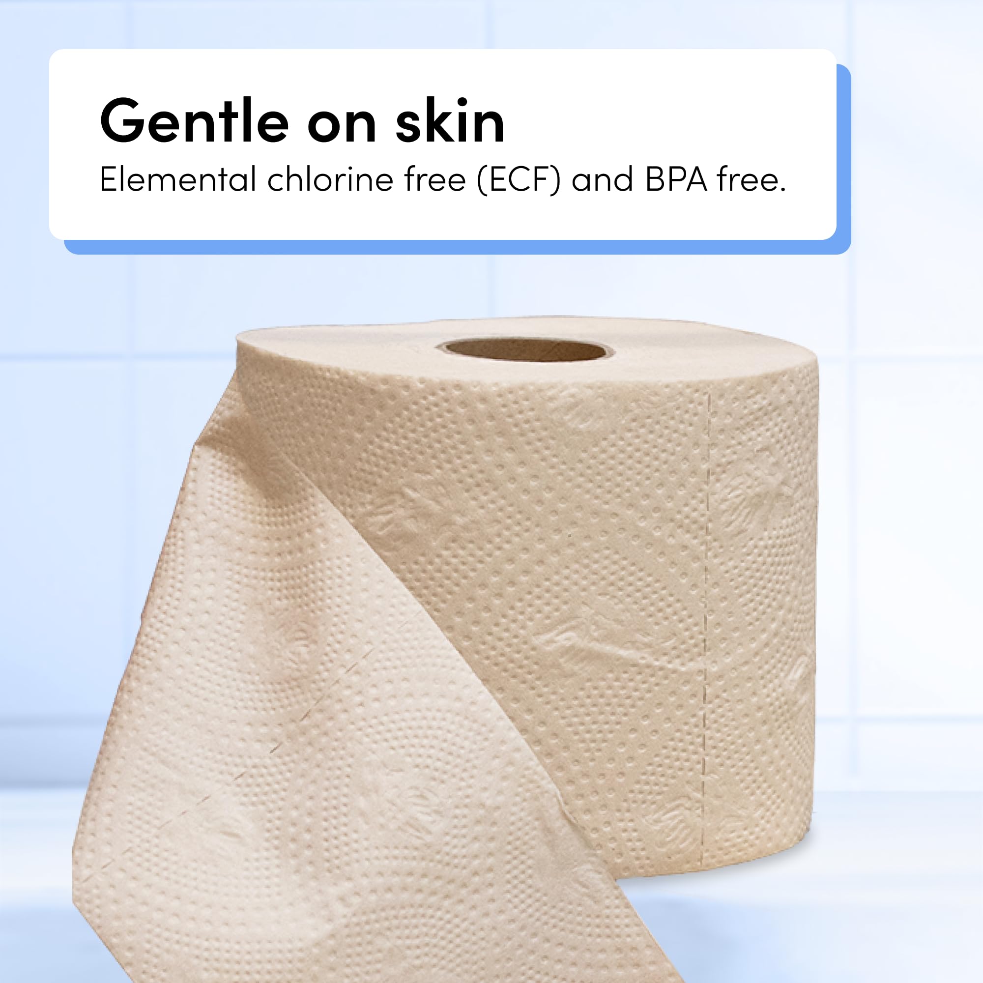 Tushy – 100% Baboo Preiu Soft Toilet Roll,300 Sheet, 24 Toilet Rolls - View #7