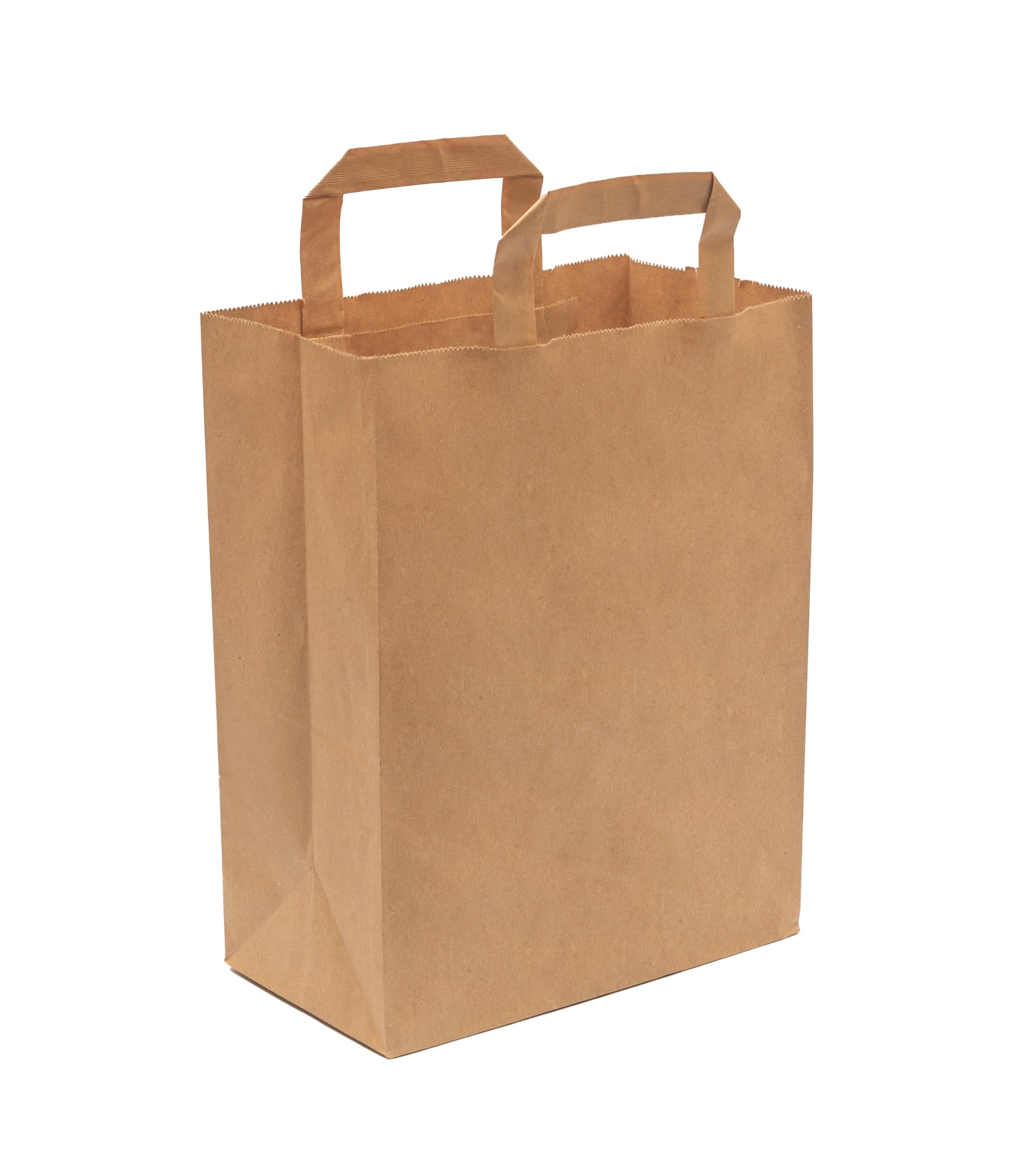 Bolsas de papel baratas para comercio 22x12x28 cm pack 250 empaques reciclables
