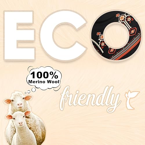 Miniatura 85 de DANA XU Manta de pashmina extragrande 100% de lana merina, bufanda de viaje, bufanda de cachemira para mujer, otoño e invierno, chal de gran