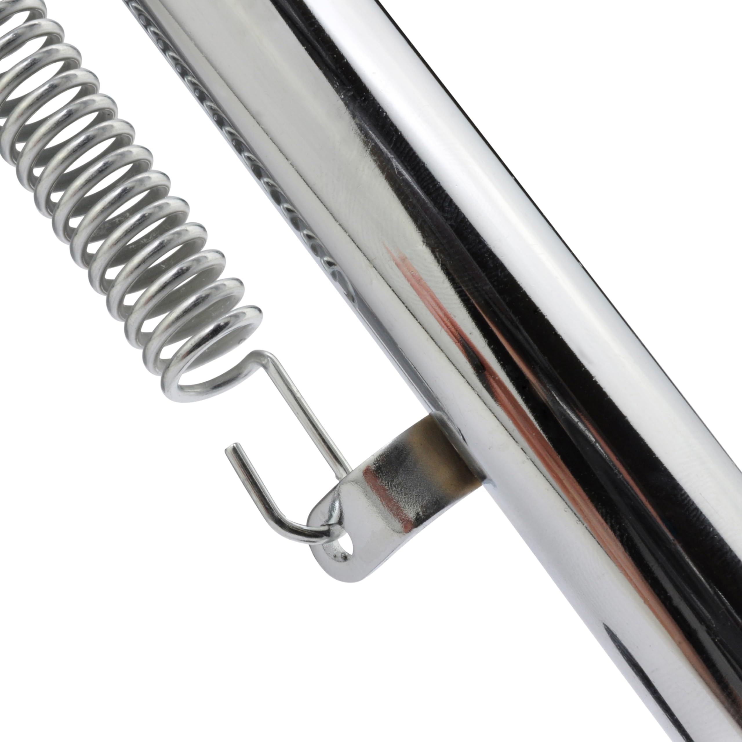 Easyboost Béquille latérale chromée pour MBK Booster et Yamaha Bw's (avant et après 2004)