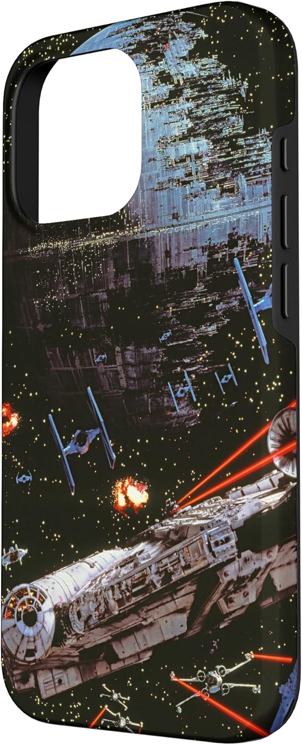 Star Wars Return of the Jedi Death Star II Battle Black Case for iPhone 16 Pro