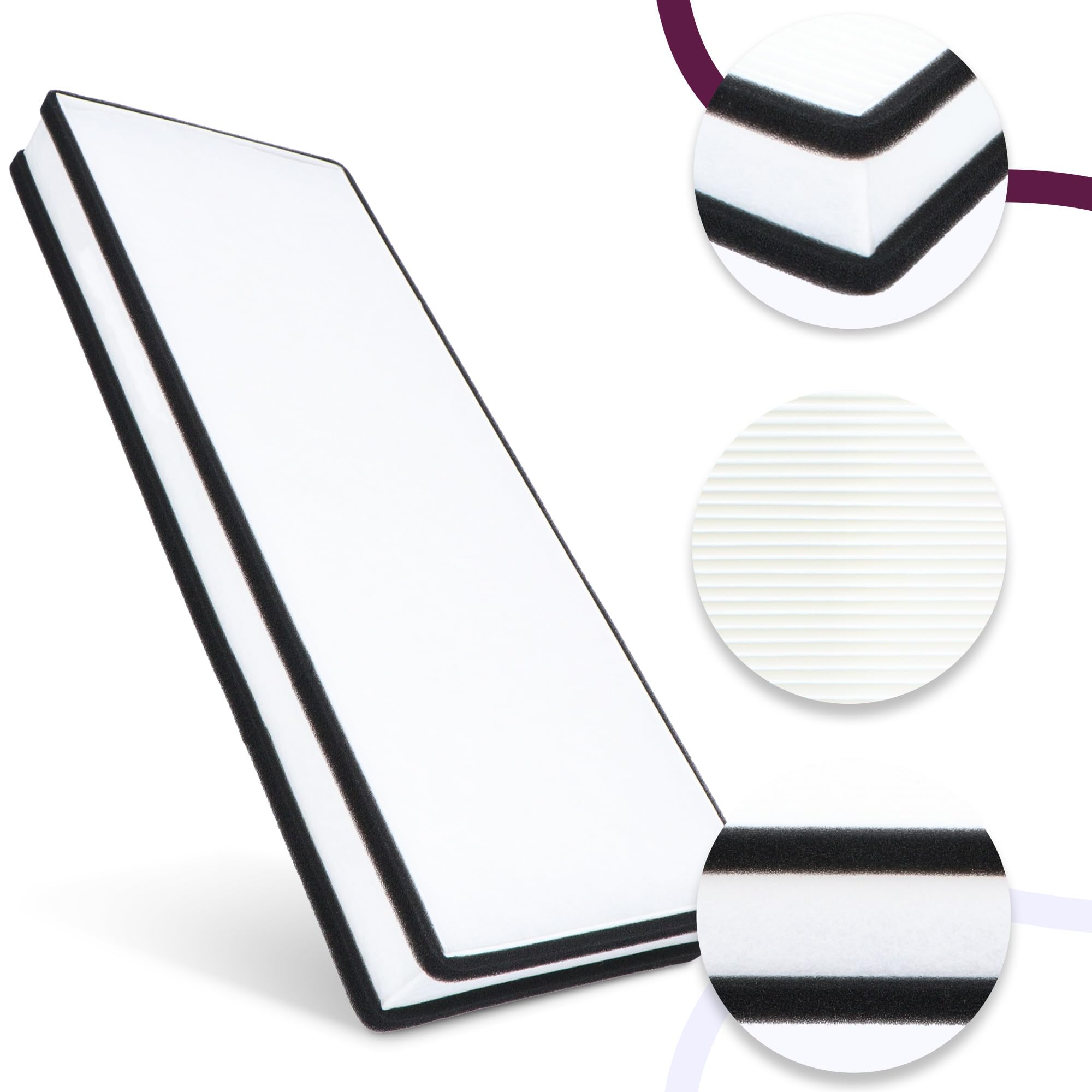 10x Vellto Filtro Per Sistema Di Ventilazione Compatibile Con Thessla Green Airpack Home 300 400 500 H V M5 G3 Cartuccia Di Ricambio Efficiente Durevole Filtrazione Aria