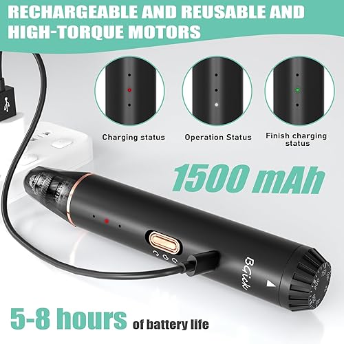 Miniatura 5 de Mezclador de resina mejorado, mezclador recargable de mano con reducción de burbujas, mezclador de resina epoxi para resina, mezcla de silicona,