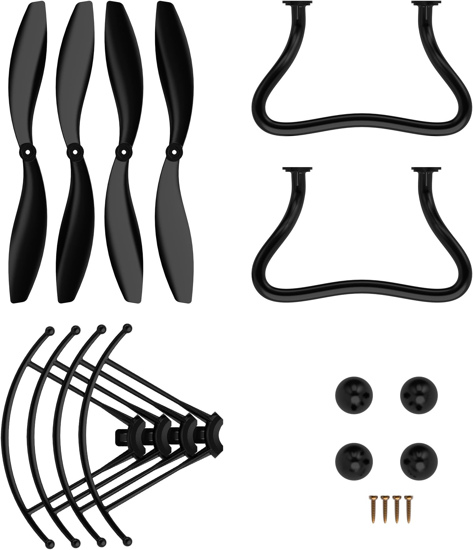 Holy Stone Spare Parts Kits Crash Pack for F181W 1080P Drone and F181G 720P Quadcopter