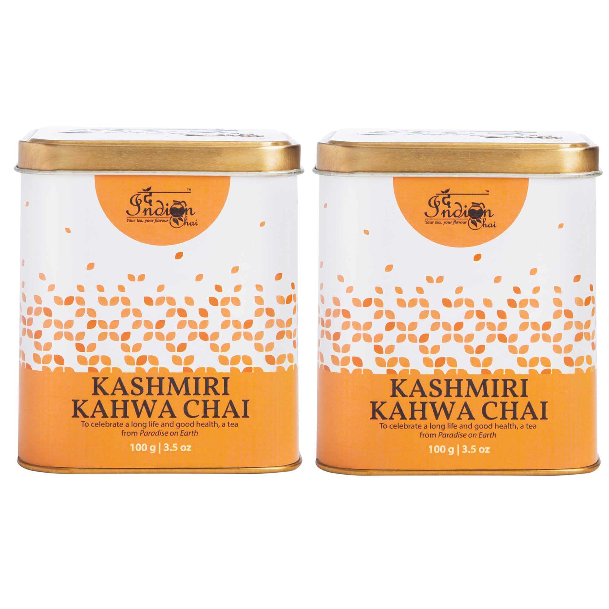 The Indian Chai - Kashmiri Kahwa Chai 200g with Darjeeling Green Tea, Almond, Cardamom, Clove, Cinnamon, Ginger, Rose Petal & Saffron for Digestion and Metabolism, Supports Weight Loss (B07SV1SQCT) Amazon Price History, Amazon Price Tracker
