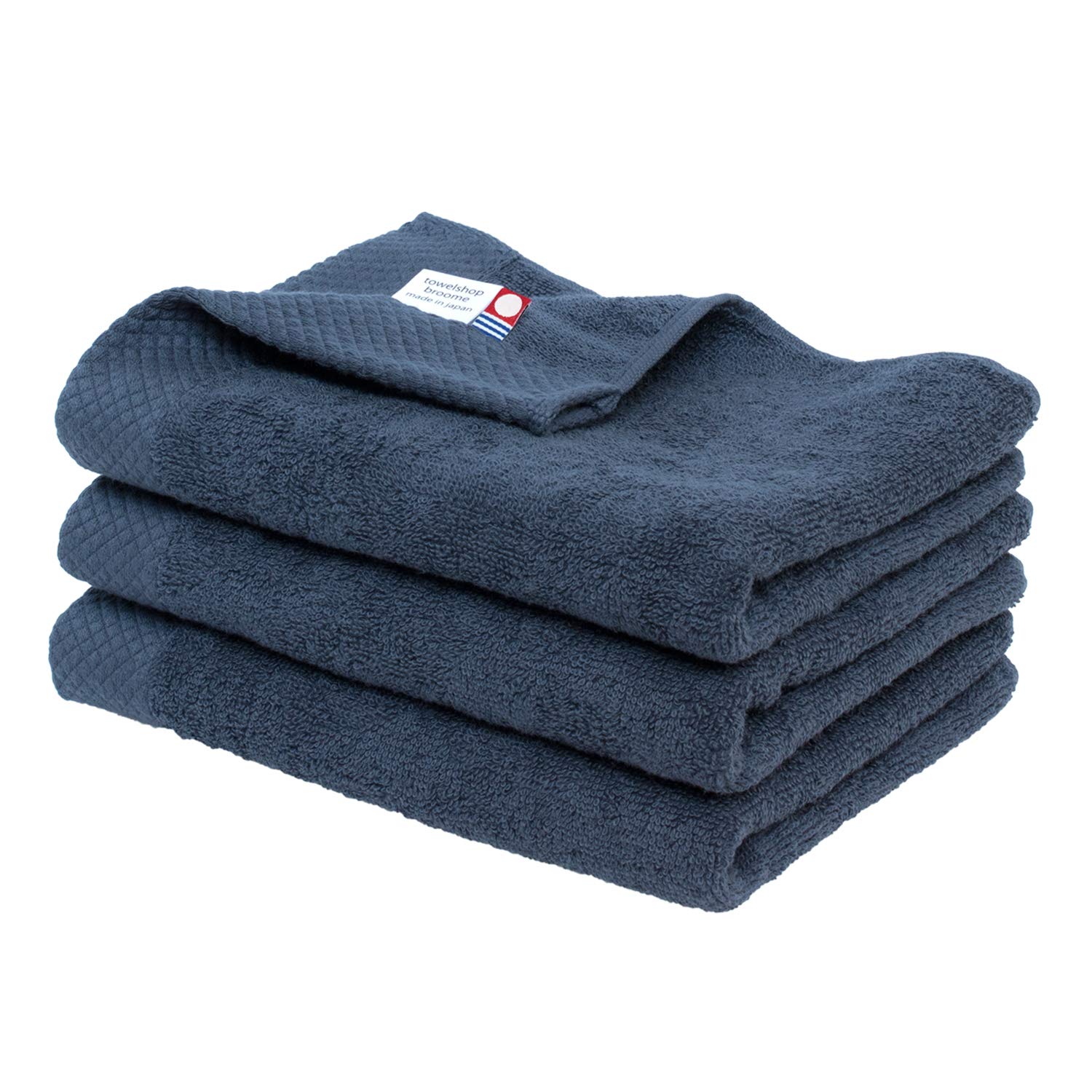 Bloom Imabari Certified Face Towel Set of 3 Hotel Type Fluffy Cotton Japan
