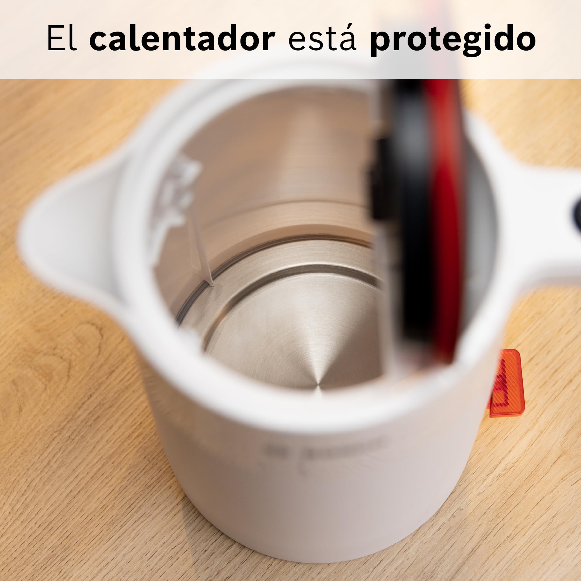 Bosch - Hervidor de Agua, MyMoment, Triple Seguridad, Filtro Anti-Impurezas, 1,7 litros, Blanco, TWK2M161