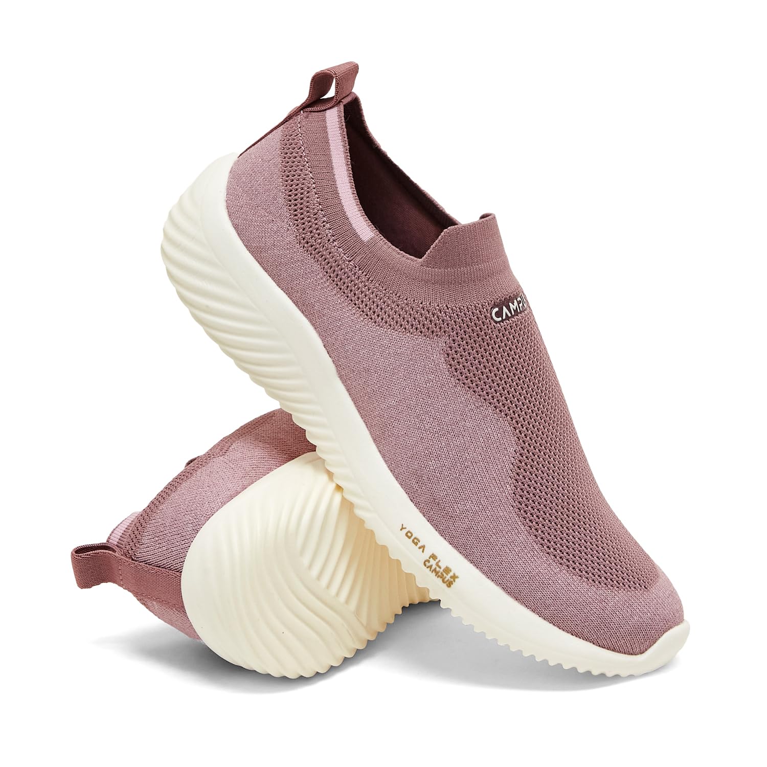 Campus Women's Camp Callie Walking Shoes Mauve/BBY Pink - 6UK/India 1