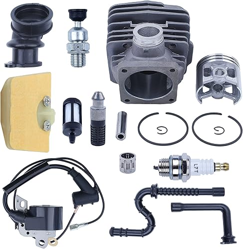 Miniatura 5 de Mtanlo Kit de pistón cilíndrico de 1.890in para Stihl MS360 036 034S MS360C MS360PRO 1125 020 1215, rodamiento de aguja de pistón, bobina de