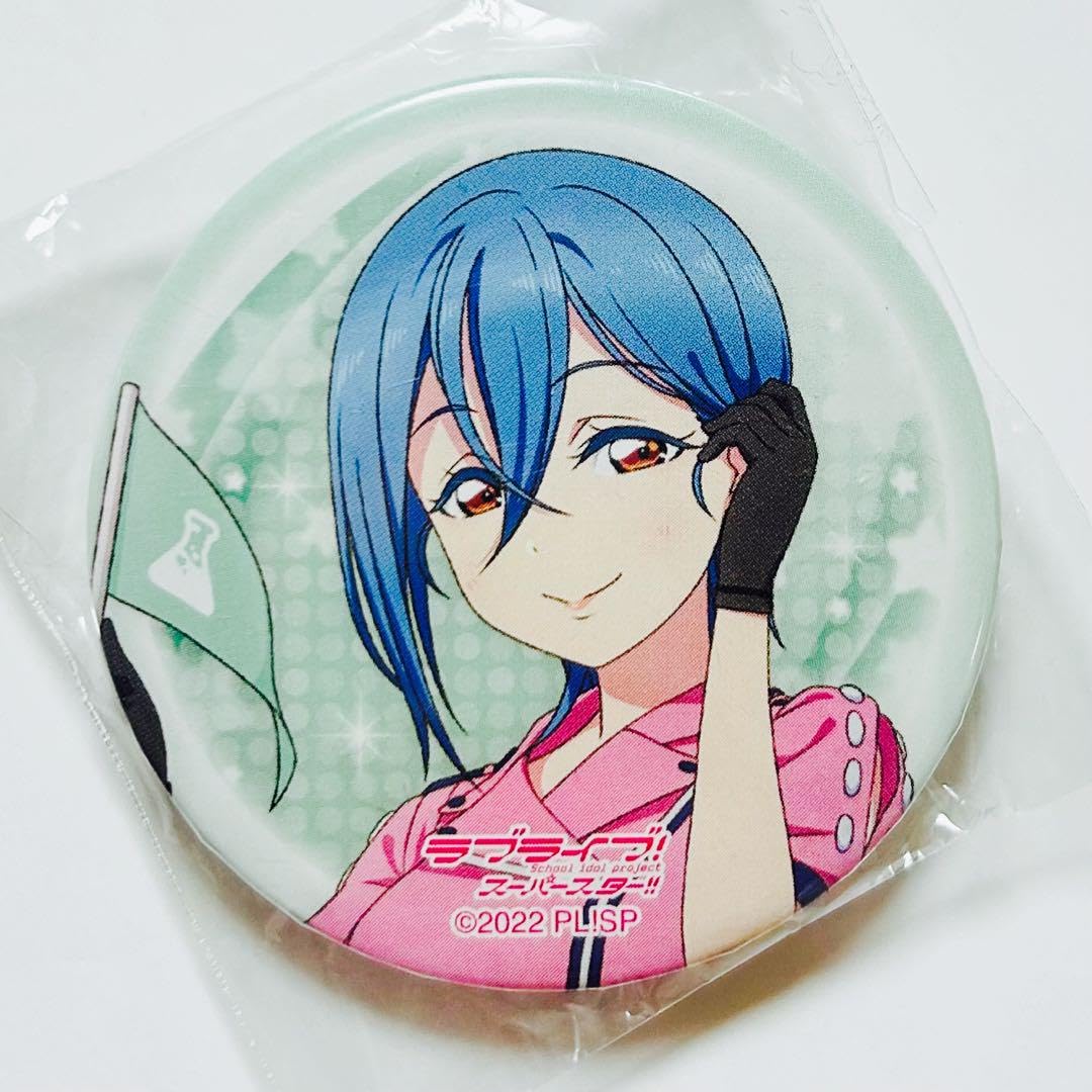 若菜四季 缶バッジ　10枚 ラブライブ　Liella! ラブライブ!スーパースター!!_第4弾 ハート型缶バッジ SF 若菜