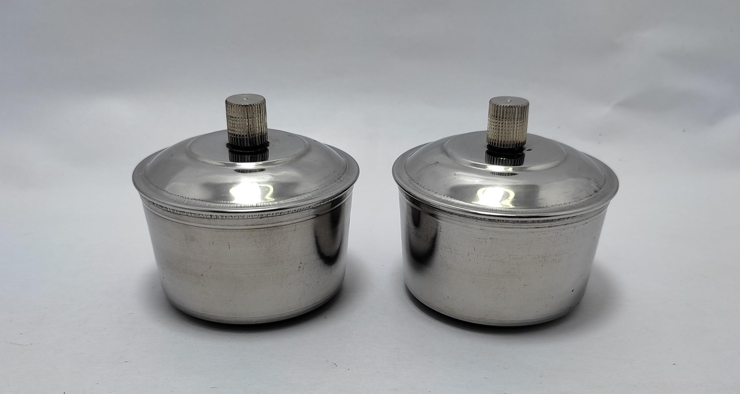 Stainless Steel Spirit Lamp with 4 Cotton Wicks Rope (Pack of 2)-image-41