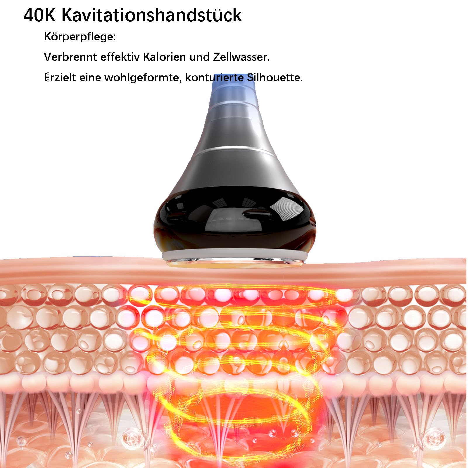 40k Radiofrequenz Gerät 6 In 1 Lipo Laser Hautstraffung Gerät Massagegerät für Radiofrequenz Gerät Gesicht Körper Schönheitsmaschine