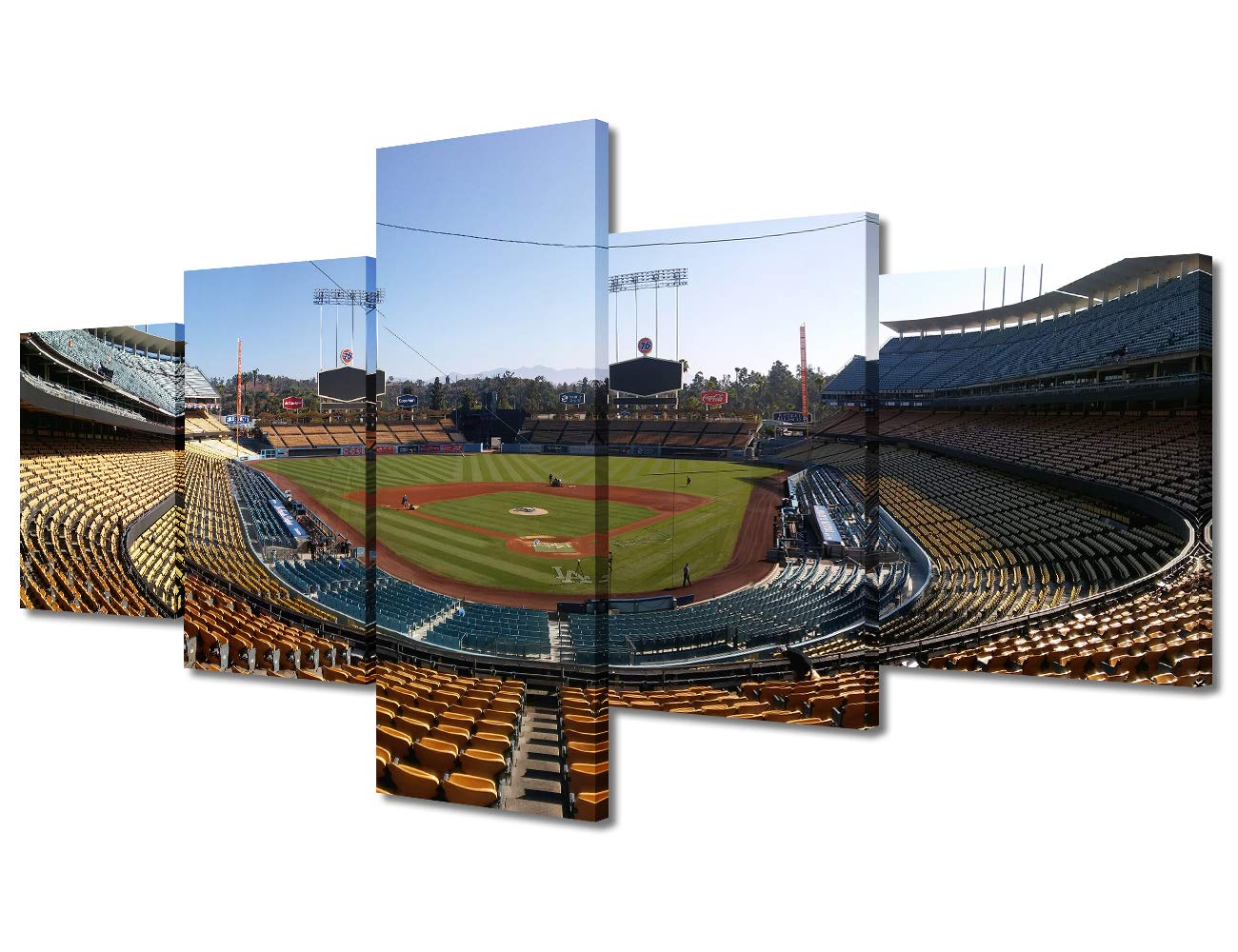 リアルアート　野球　ベースボール　Baseball　絵画　アート　パネル　立体絵 Amazon.co.jp: Native America 装飾 野球スタジアムの広視野