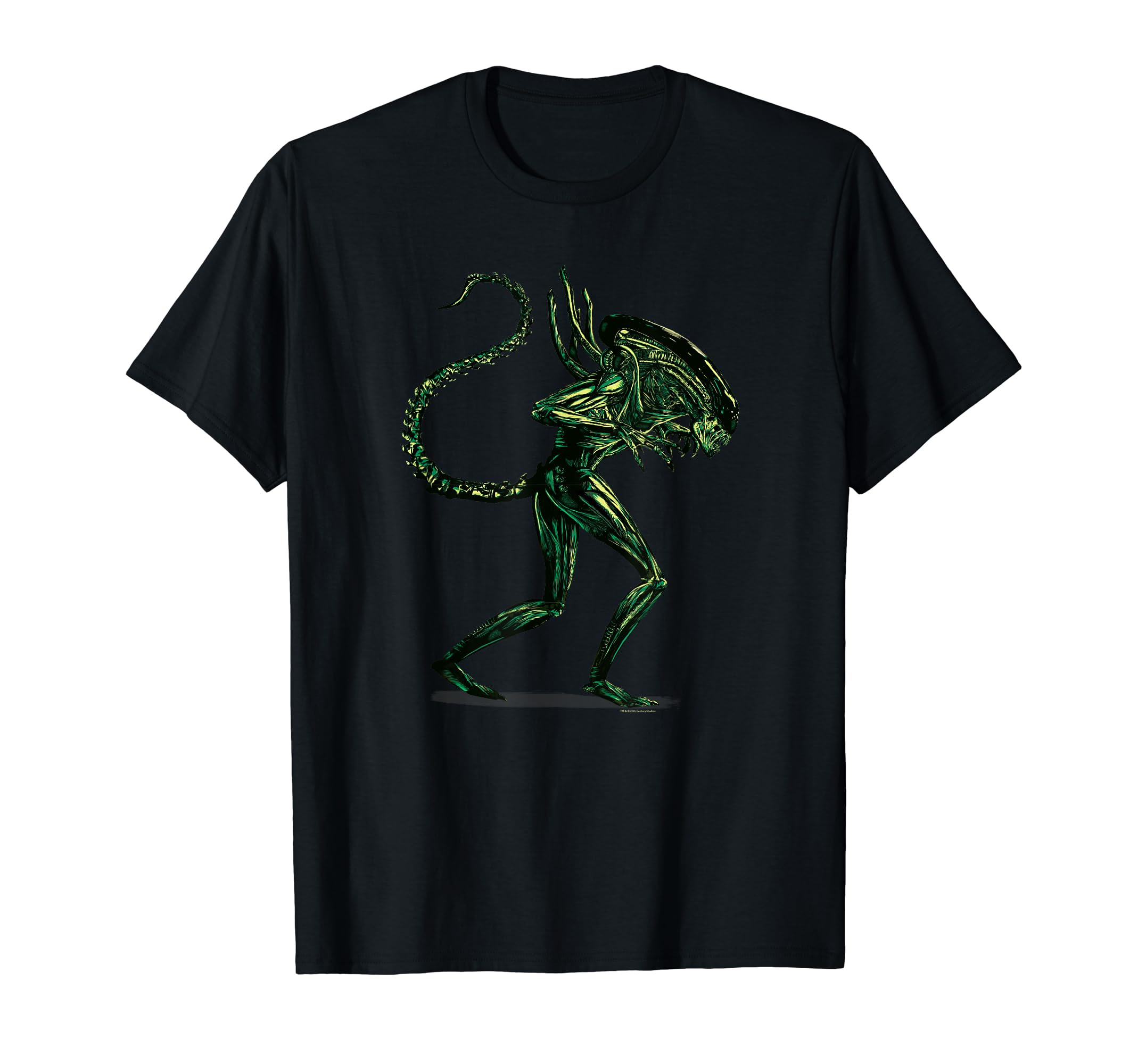 20th Century FoxAlien 45th Anniversary Classic Xenomorph Graphic Novel Art T-ShirtOEKO-TEX STANDARD 100