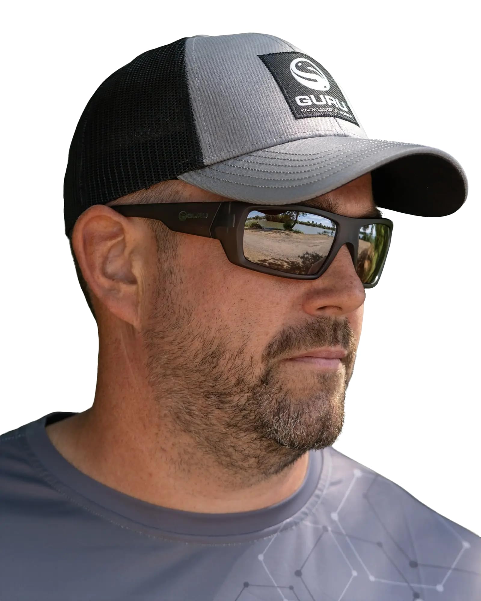 Guru Grey Patch Trucker Cap