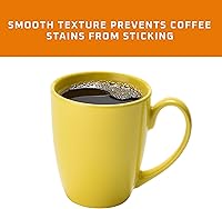 Vista 11 de Bruntmor 16 Oz Polka Dot Coffee Mug Set of 6, Large 16 Ounce Ceramic Mugcup Set In Black Polka Dot Design, Best Coffee Mug For Your Gift
