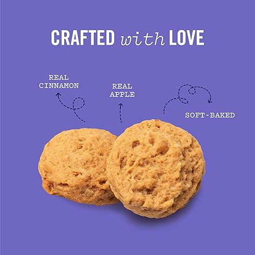 Miniatura 3 de Three Dog Bakery Galletas clásicas horneadas suaves con avena y manzana, golosinas prémium para perros, caja de 13 onzas (114334)