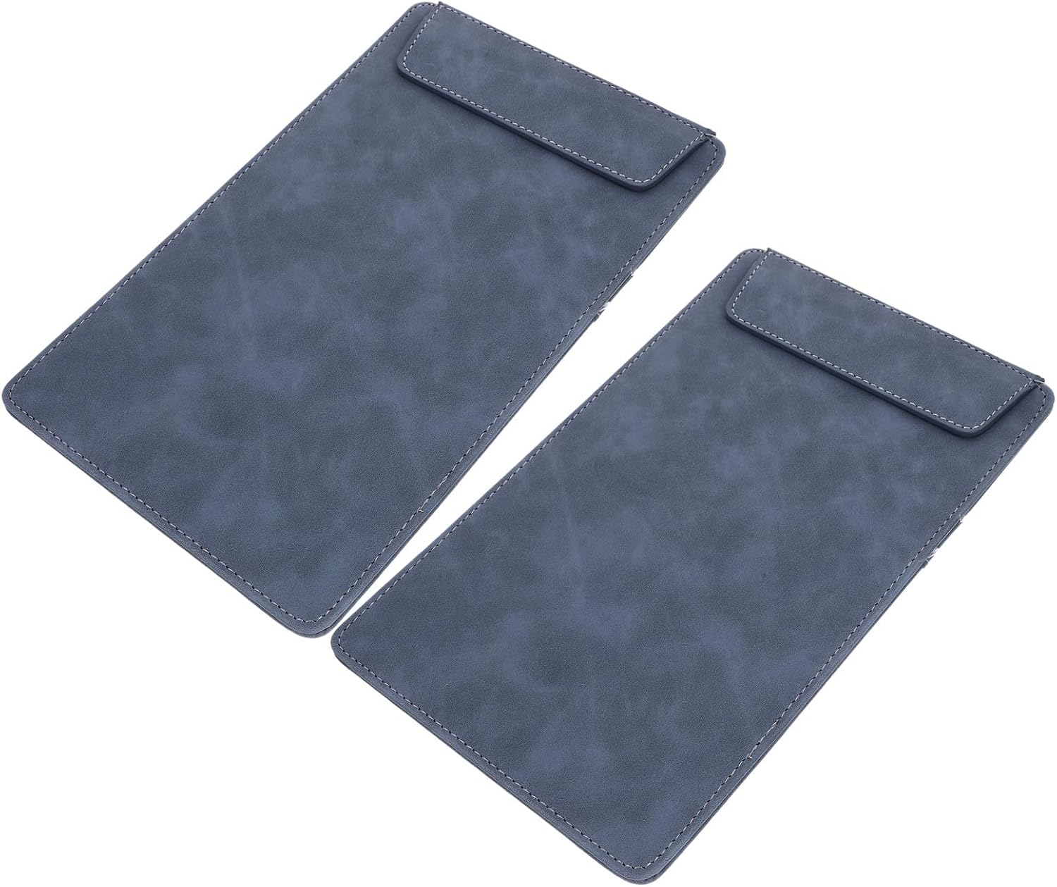 NUOBESTY 2pcs Pu Leather Clipboard Menu Holder with Metal Clip for Restaurant and Dining Use, Easy to Clean, Versatile Functionality, Stylish and Sleek Professional Document Organizer