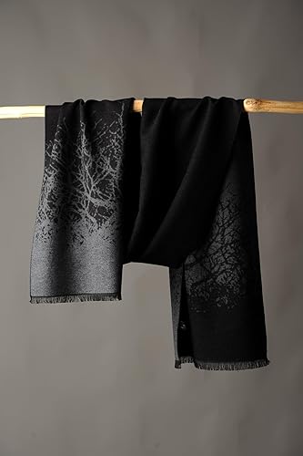 Miniatura 8 de CUDDLE DREAMS Bufandas de seda para hombres para el invierno, 100% seda de morera cepillada, lujosamente suaves y cálidas, empaquetadas en una caja