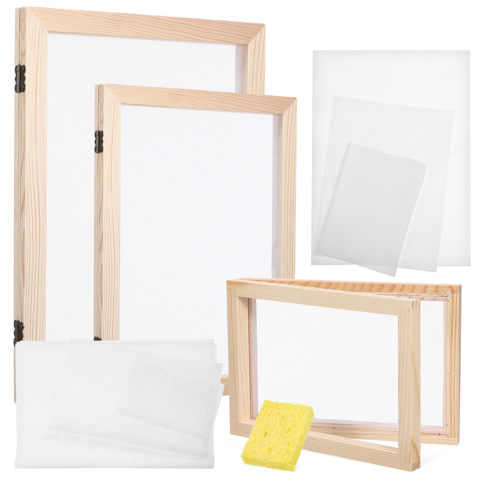 Kit de Fabrication de Papier en Bois, 1 Ensemble, 3 Tailles