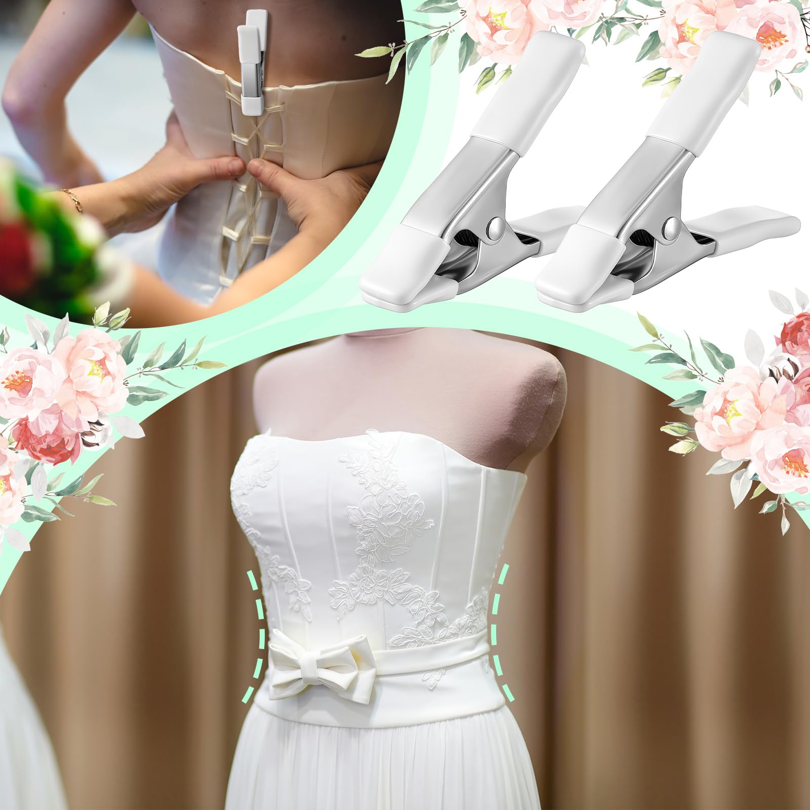 wedding dress clips for fittings 4 Fitting Clip for Alterations or Gowns