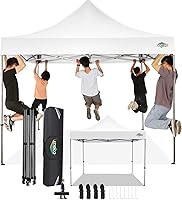 Vista 47 de COBIZI - Carpa emergente plegable de 10x20 pies con 6 paredes laterales, carpa resistente UPF 50+ para todas las estaciones, resistente al viento