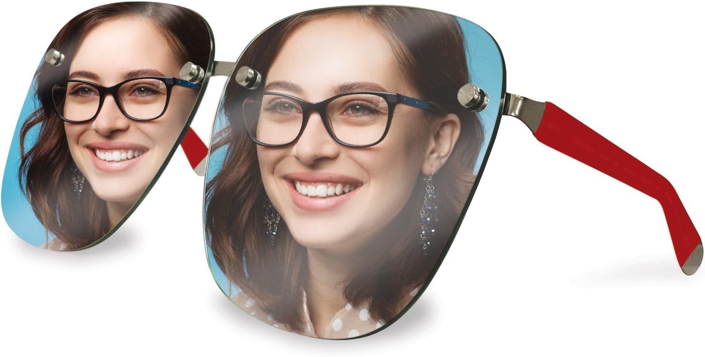 Chic Peepers Eyeglass Shaped Mirror, Red Everything Else