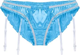 Bragas De Satén Brillante Para Hombre, Ropa Interior Sexy Moldeadora