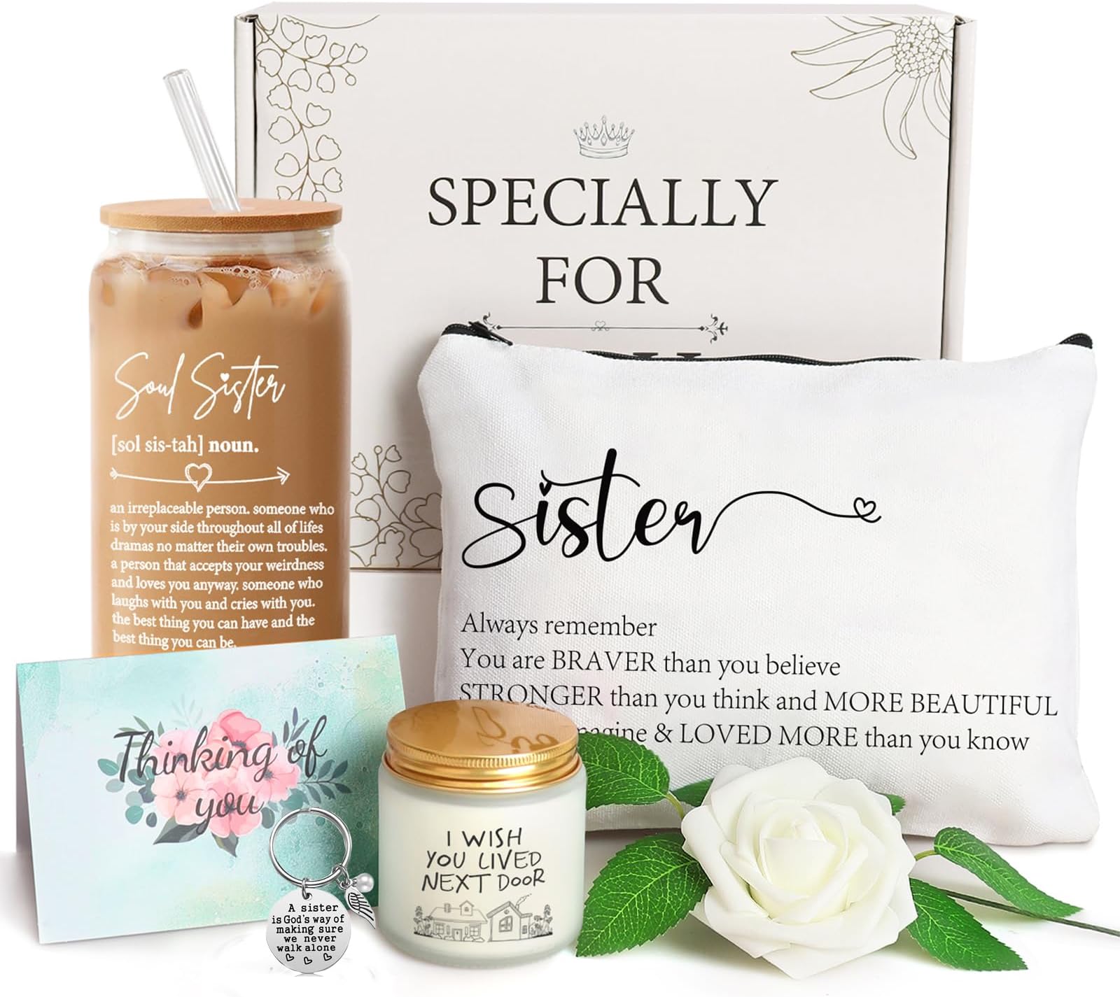 Soul Sister Gifts for Women, Sister Friend Gifts, Birthday Gift for Friend Friendship, Gift for Soul Sisters/Women Friends/Sisters