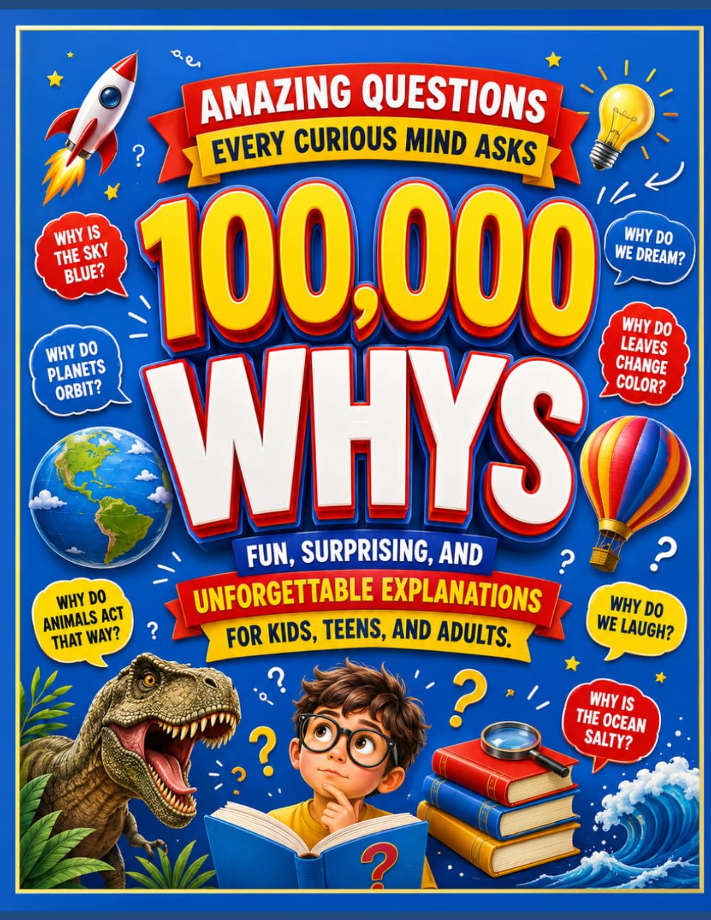 100,000 Whys: Amazing Questions Every Curious Mind Asks: Fun, surprising, and unforgettable explanations for kids, teens, and adults.