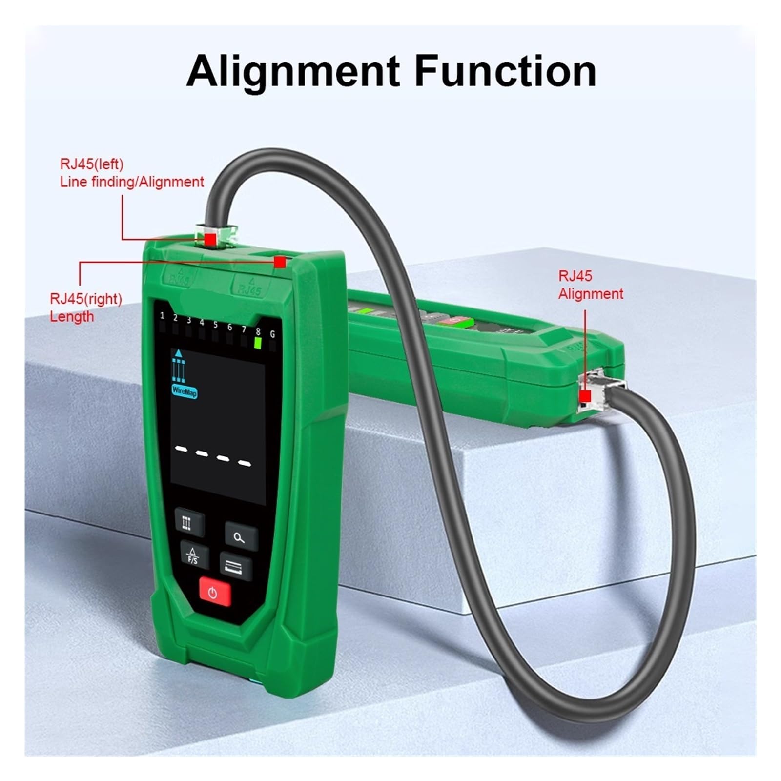 Digital Wire Tracker Anti-Interferenz-Netzwerkkabeltester Telefondiagnose Tone Tracer RJ45-Kabelleitungsfinder Übertragungstests