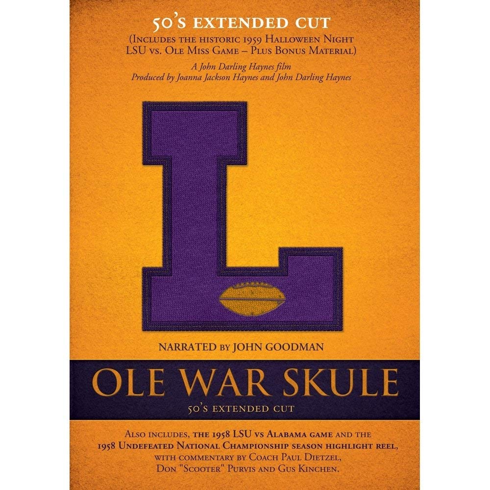 LSU Football 1950's Ole War Skule DVD regalo ideal para coleccionistas