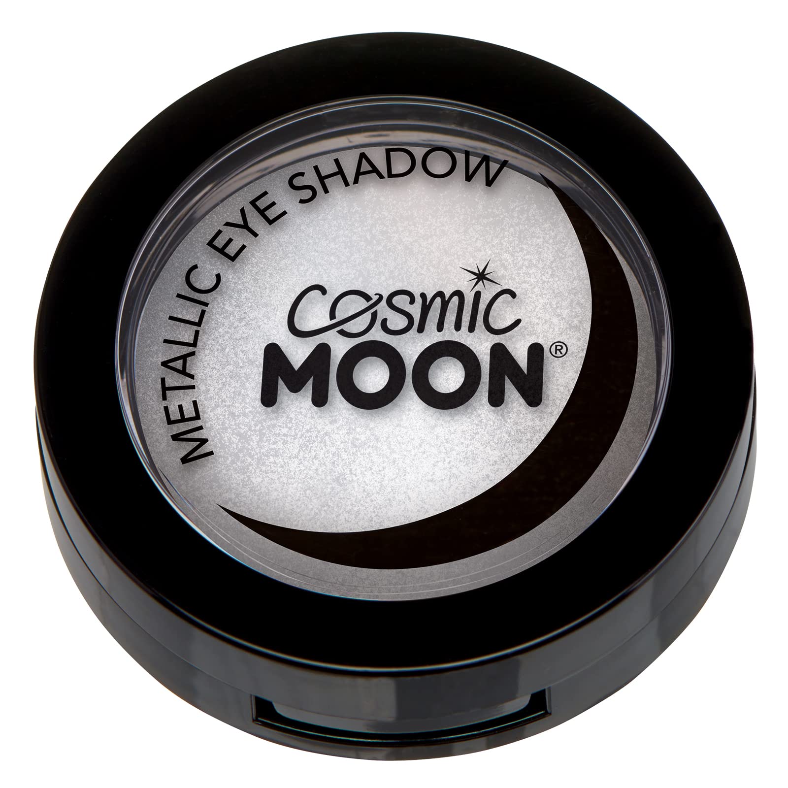 Sombra de ojos metalizada por Cosmic Moon | Maquillaje para la cara | 3.5g (plata)