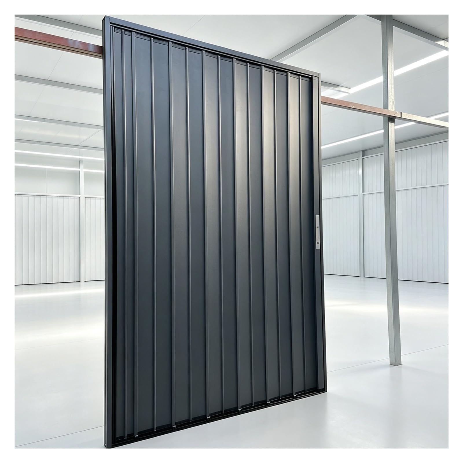 ZJKXJH Aluminum Alloy Folding Door With Lock, Sliding Partition Door