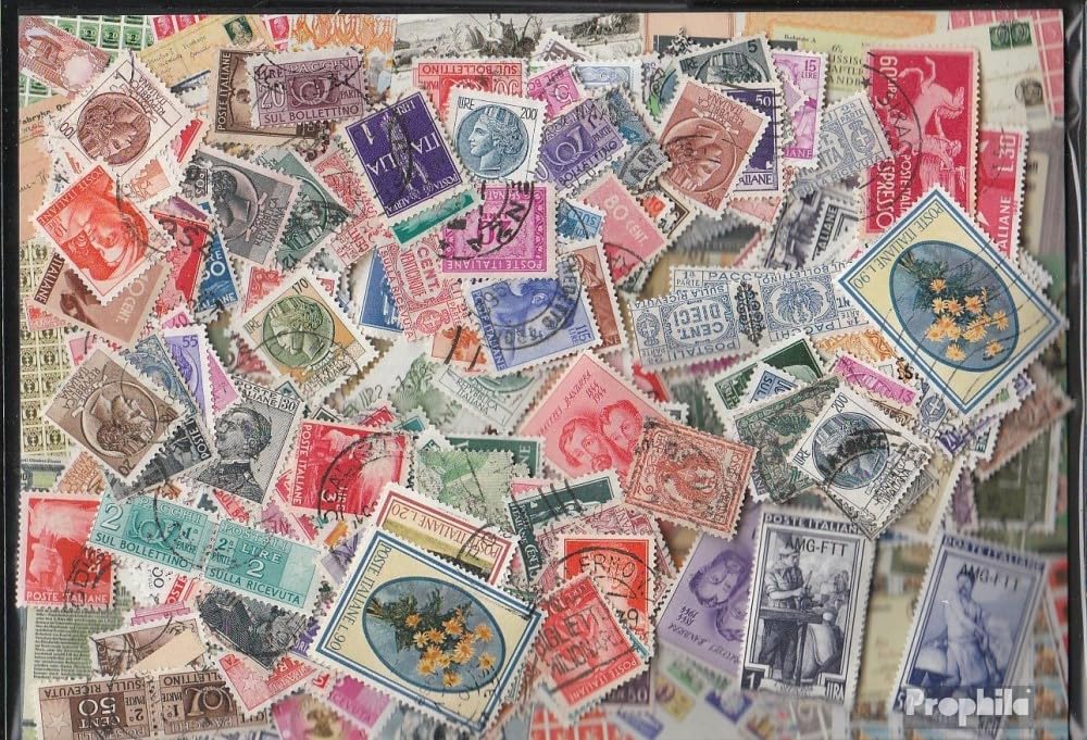 Prophila Collection Italy 300 Various Stamps (Stamps for Collectors)