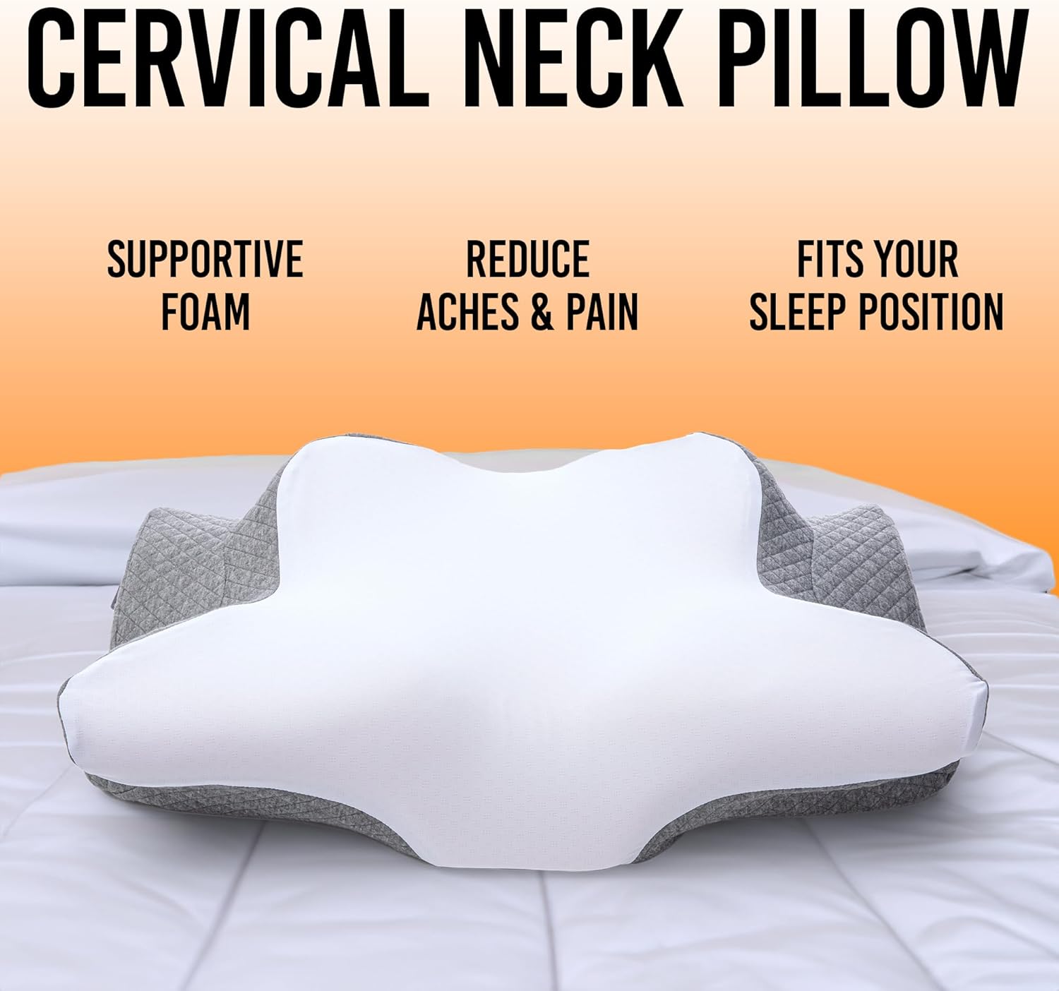 REOKA Almohada cervical avanzada para el cuello Almohada ergonómica de