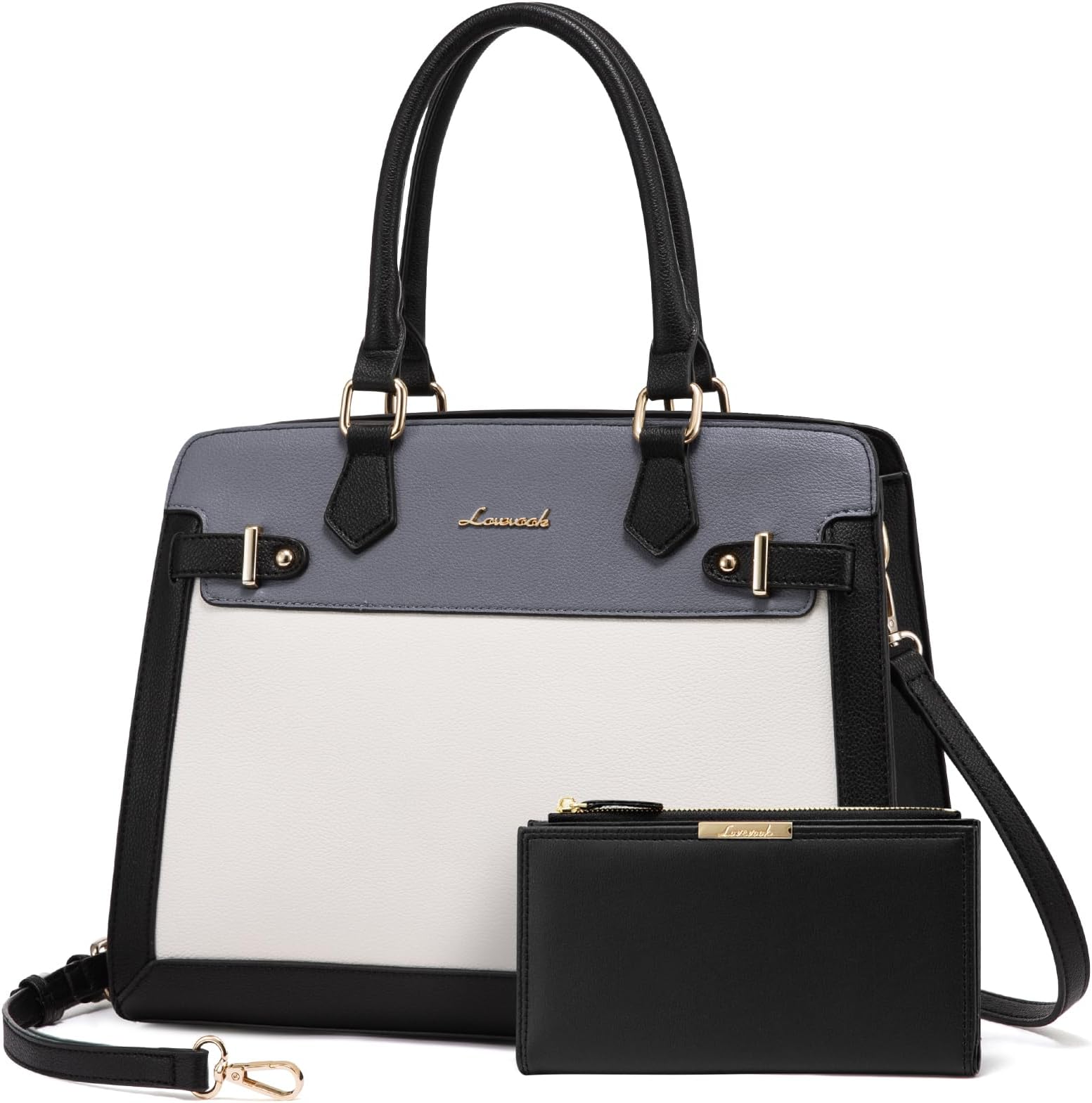 Purses and Handbags for Women, Tote Shoulder Bag Satchel Purse and PU Leather Top Handle for ladies