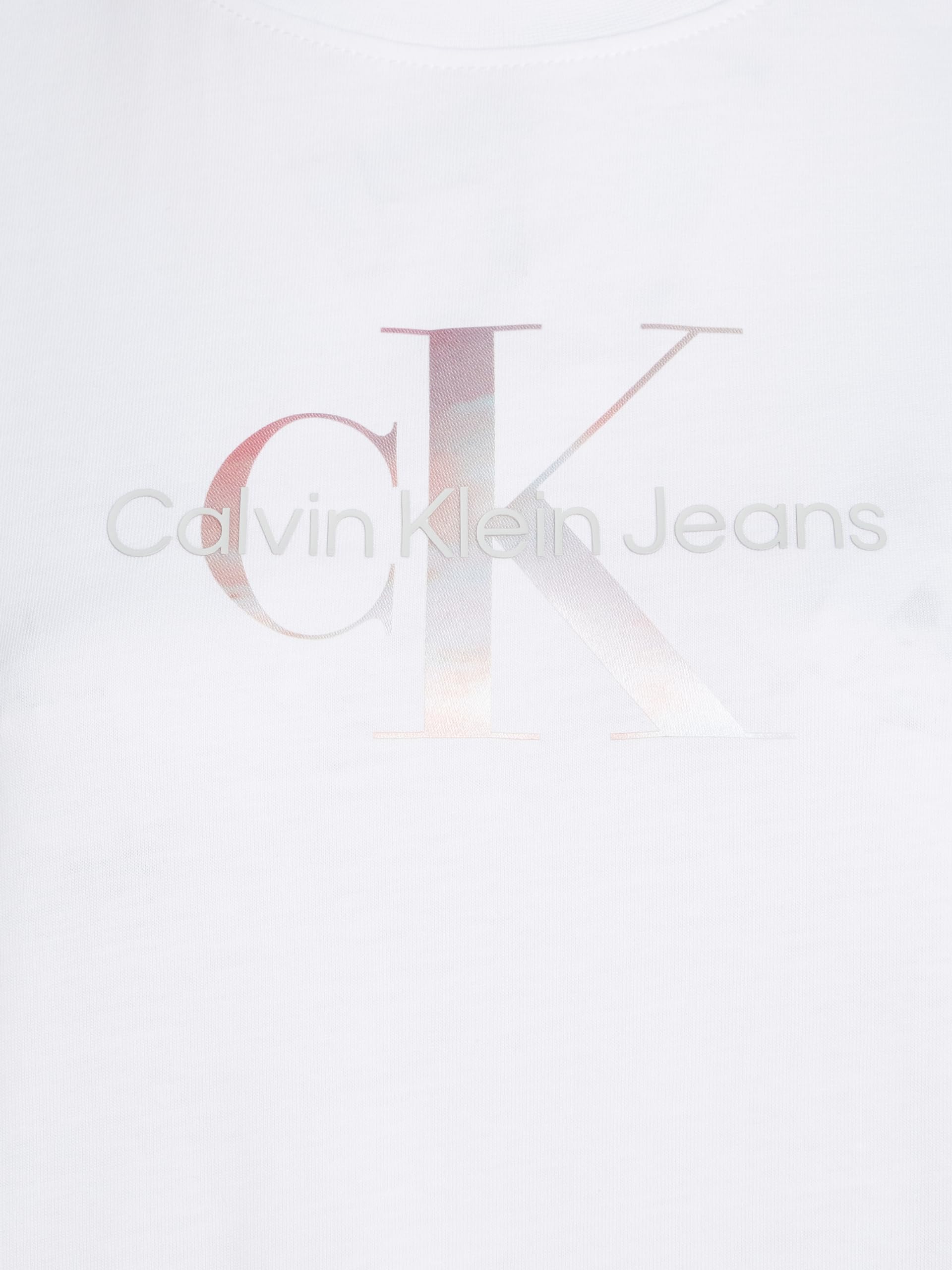 Calvin Klein Jeans T-Shirt Maniche Corte Donna Diffused Regular Scollo Rotondo