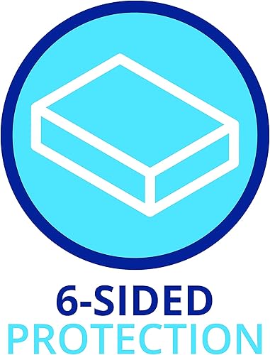 Miniatura 9 de Protector de colchón con cremallera de 6 lados para autocaravana de 28 x 75 pulgadas. Crea un sello natural alrededor de tu colchón de polvo, caspa