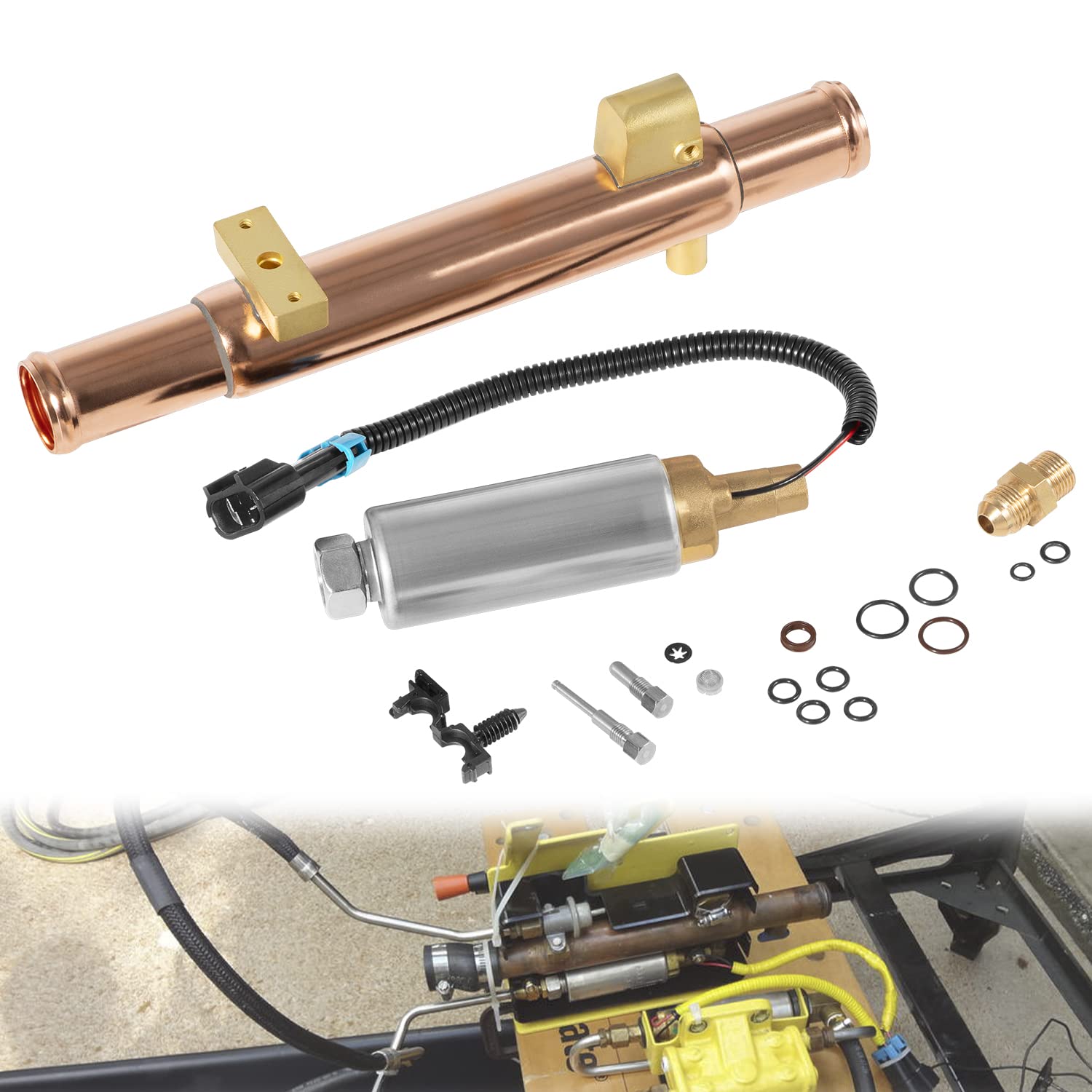 Amazon.com: Deecaray 8M0125852 Fuel Pump & Cooler Kit Compatible  