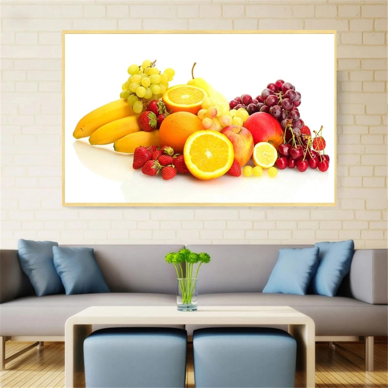 Impressions sur toile de fruits citrons XINBAO, image murale de haute qualité 50x70cm