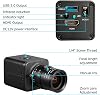 Cámara de seguridad digital HD YUY2 1080P 60fps con salida dual HDMI USB3.0, montura C industrial con lente varifocal HD manual de 2.8-12mm, menú OSD con control remoto 5