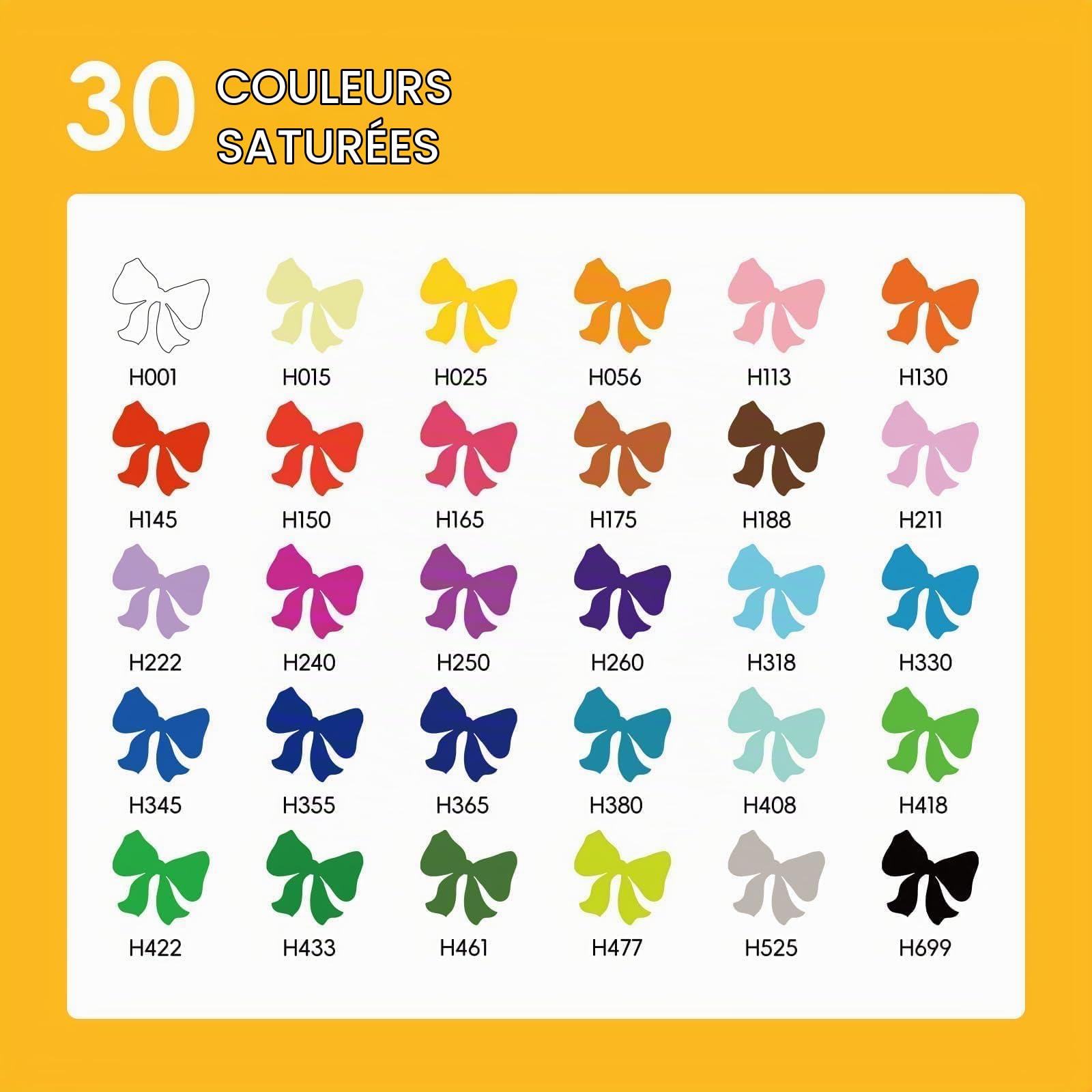 Arrtx Marqueurs acryliques à grande capacité, 30 couleurs, stylos de couleur à pointe de pinceau avec encre liquide directe, accessoires d'art à séchage rapide pour la peinture sur pierre, la