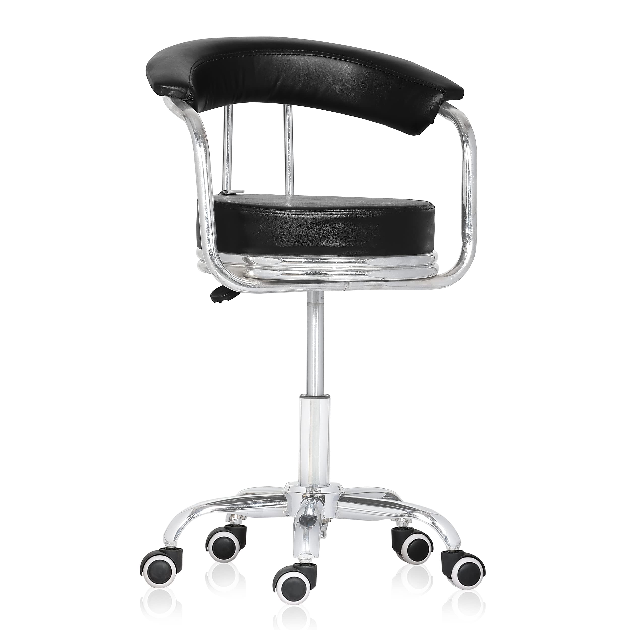 Da URBAN® Classic Height Adjustable & Revolving Kids Chair with Wheels (Black) (1 Pc) (B0B4JSW8S1) Amazon Price History, Amazon Price Tracker