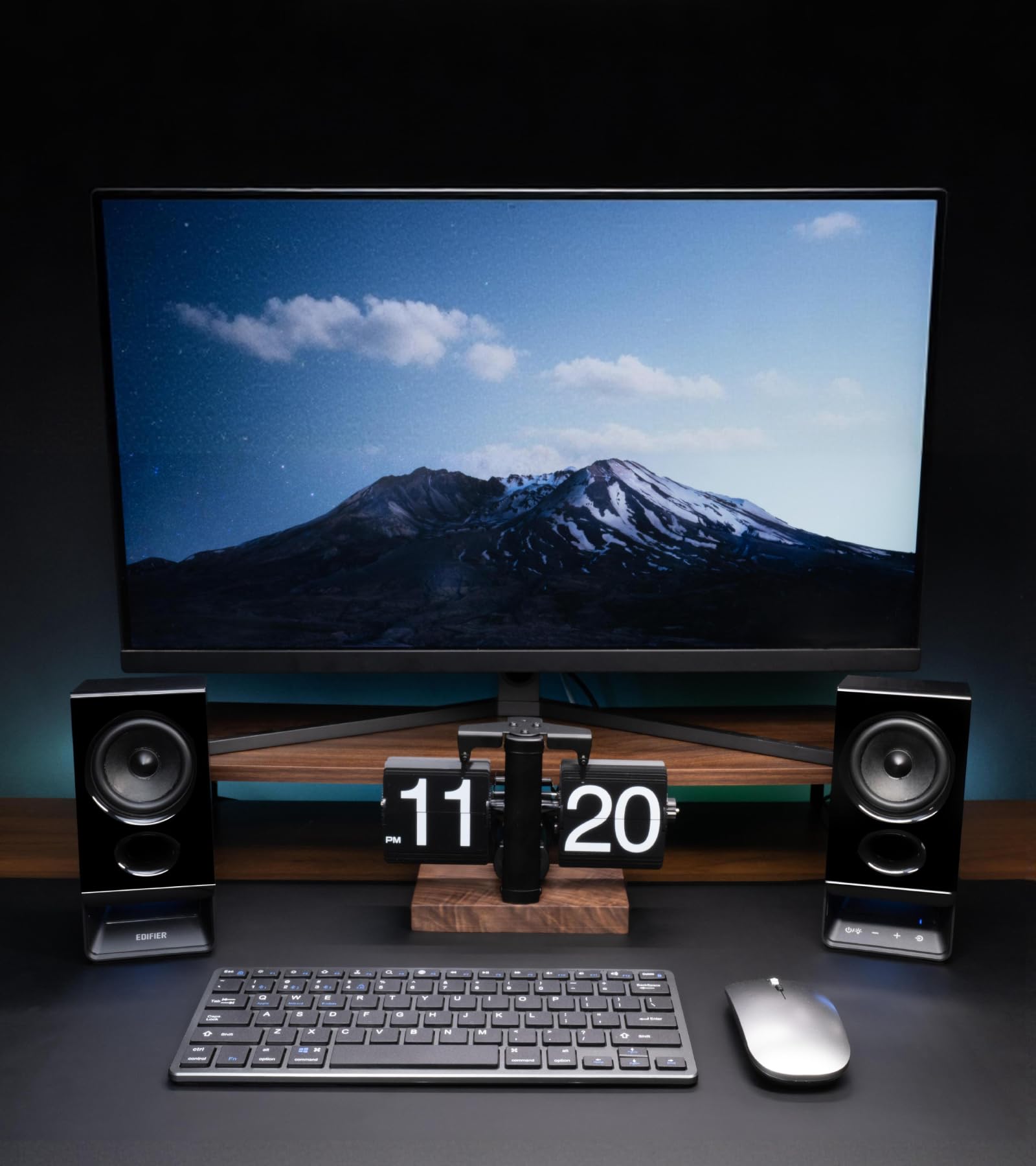 Edifier R20BT Altavoces PC USB, Controladores Full-Range 2.75'', Bluetooth 6.0, Controles táctiles, Entrada AUX, Jack Auriculares, luz Ambiental y perfiles de Sonido Personalizables por App - Negro